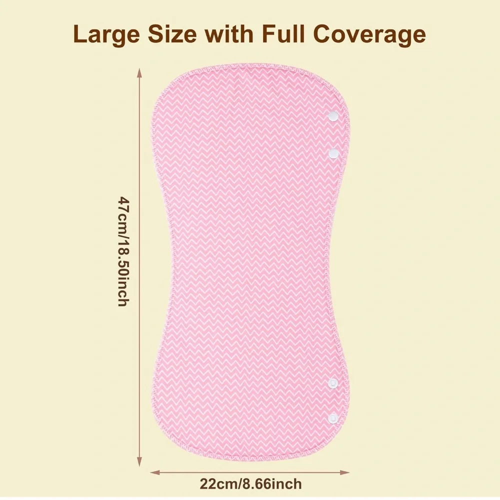 6 Pack Baby Burp Cloth Bibs Set Large Super Absorbent Soft Cotton Burping Cloths